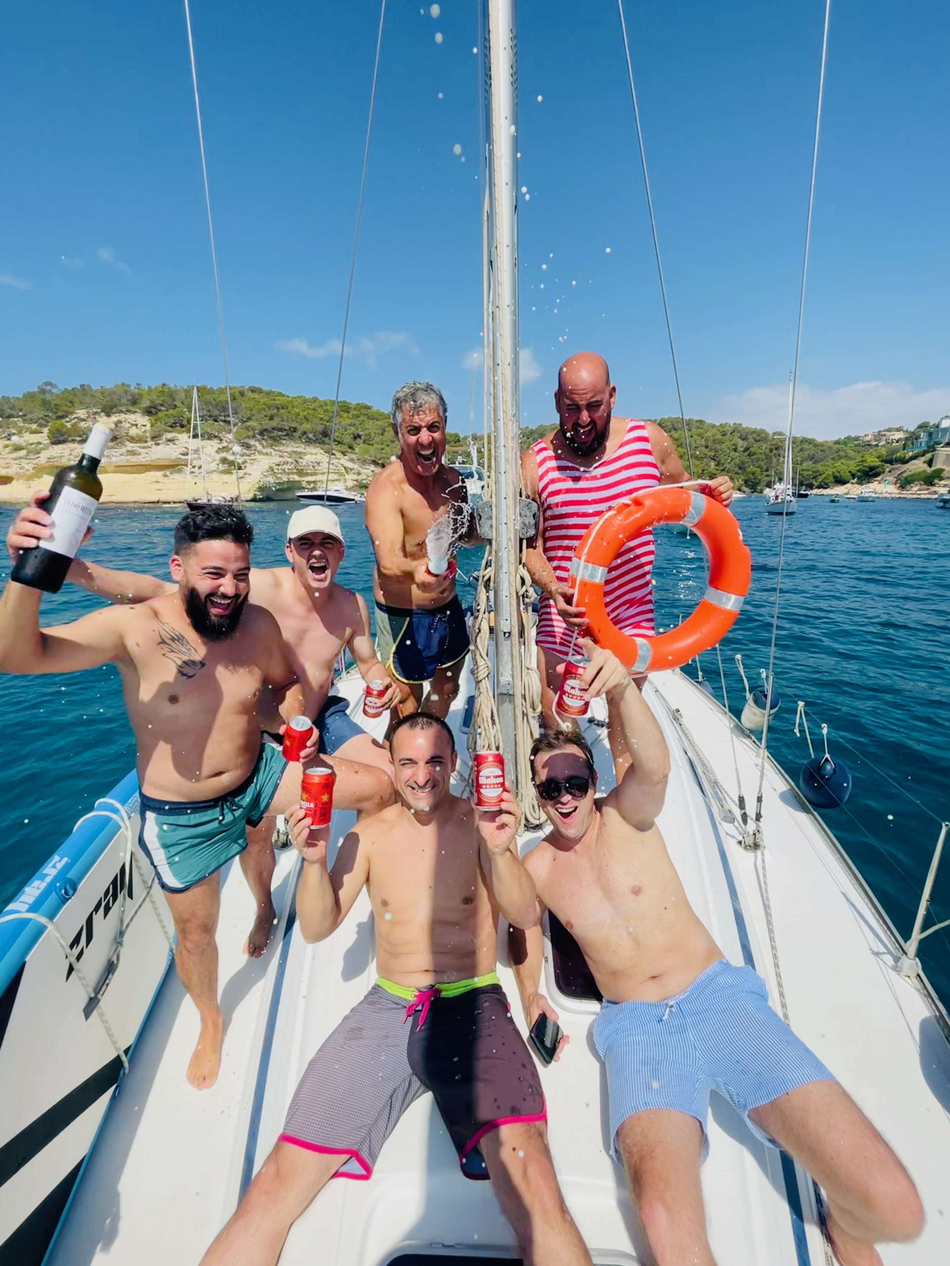 Bachelor boat party in Mallorca